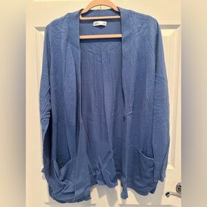 Croft & Barrow Blue Cardigan Sweater EUC